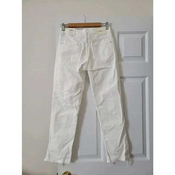 Zara relaxed distressed jean 32, USA 0 NWT - Picture 3 of 6